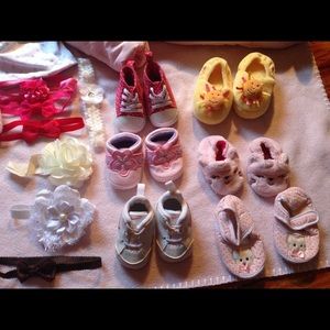 baby shoes and accessories